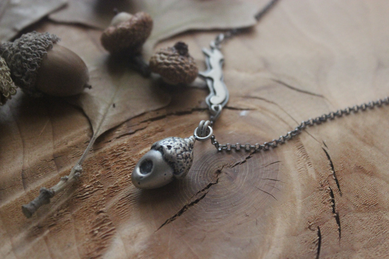 Hidden Homes Acorn Necklace