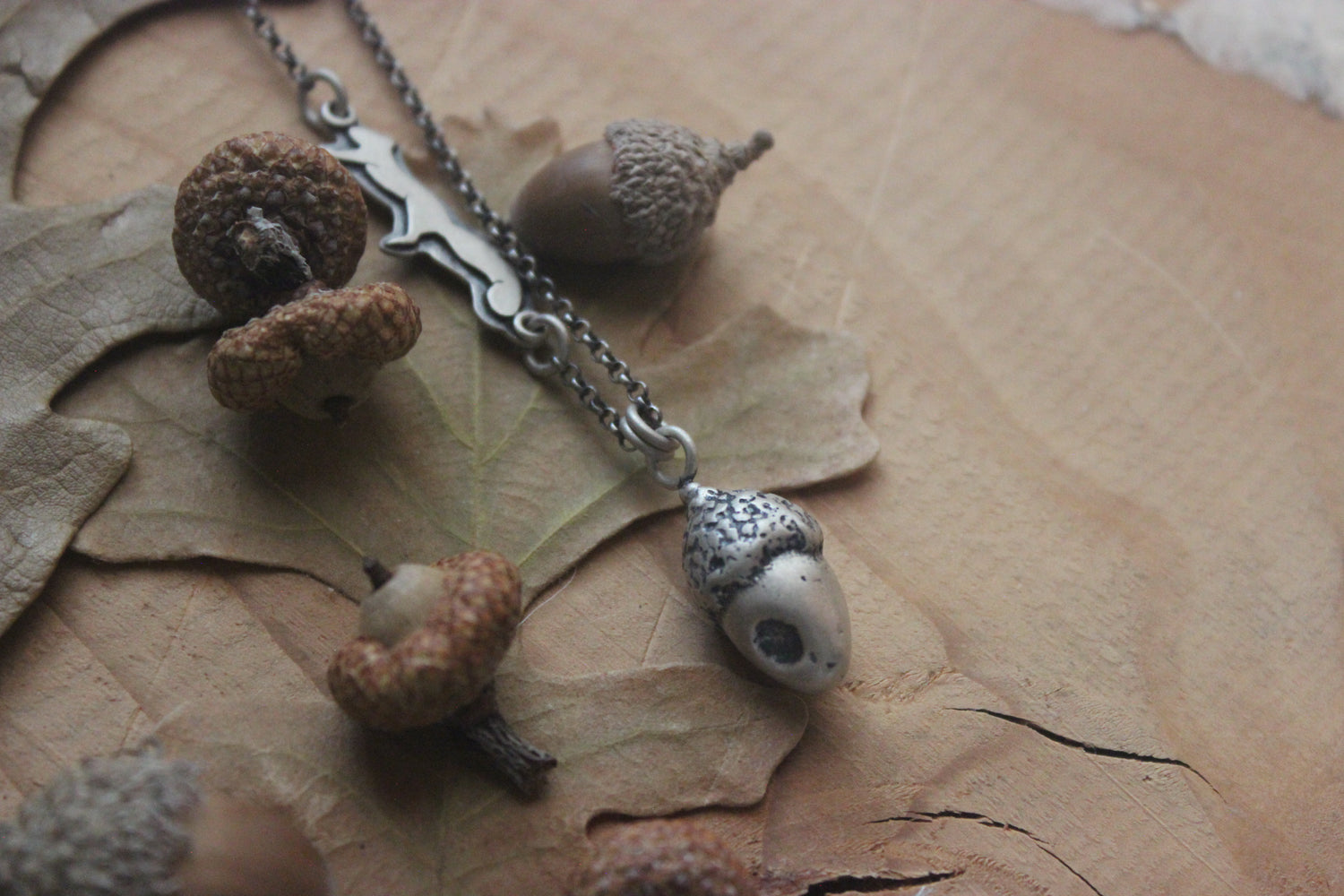 Hidden Homes Acorn Necklace