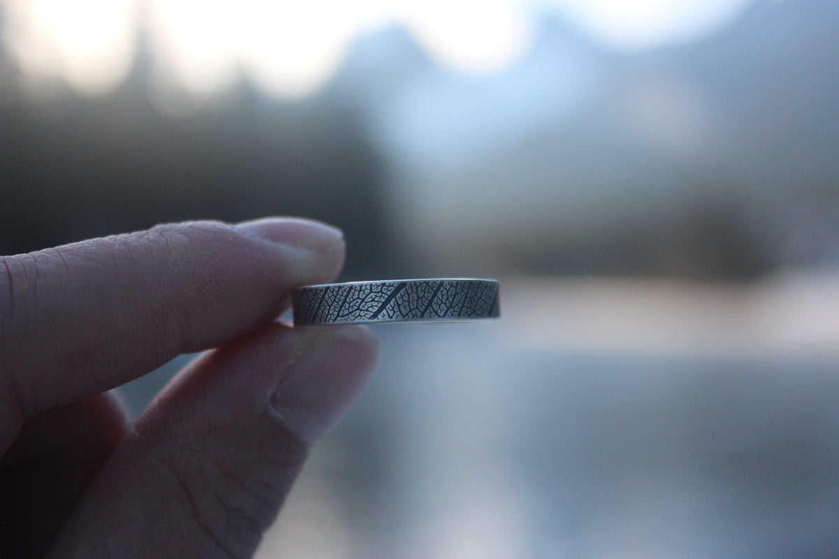 Forestbound Leaf Print Ring