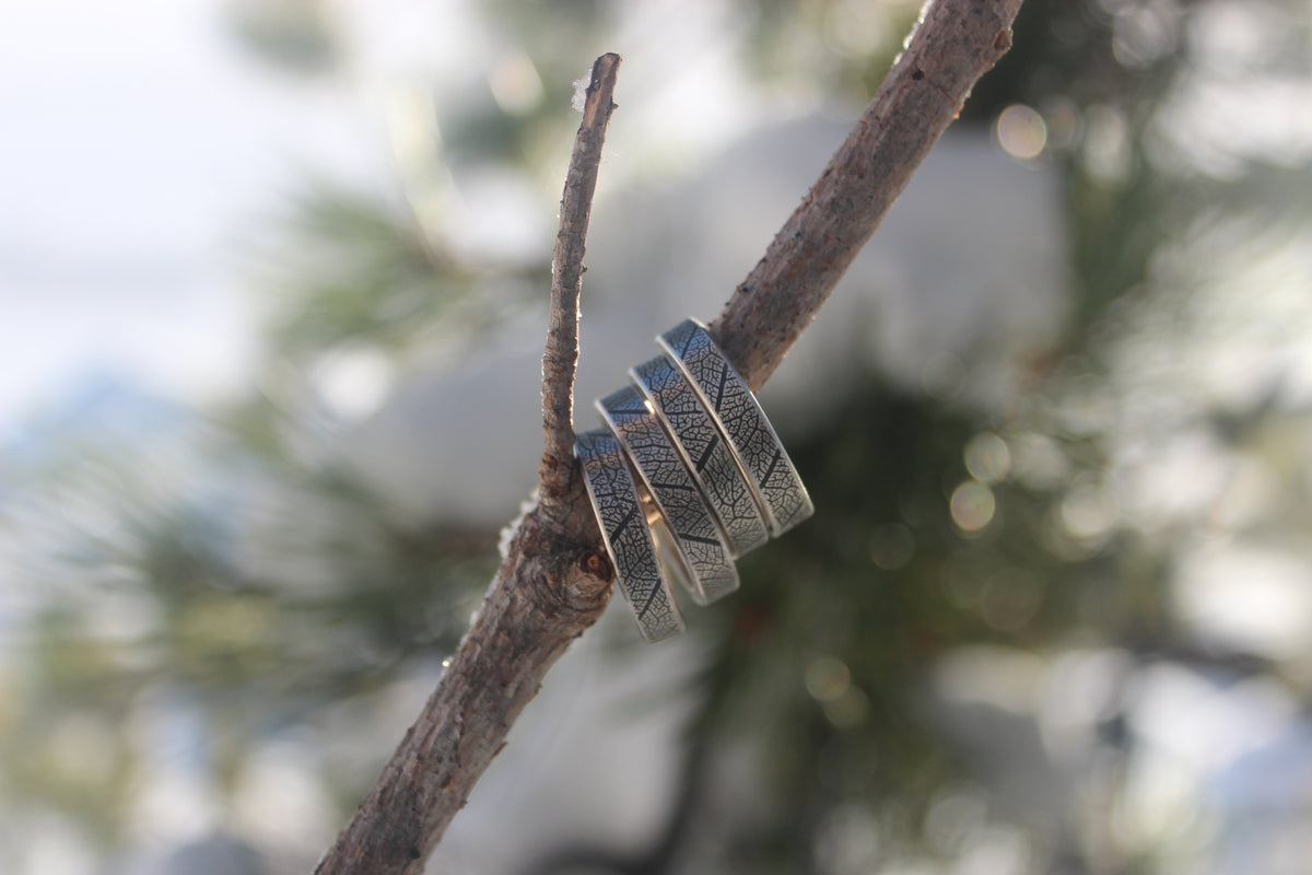 Forestbound Leaf Print Ring