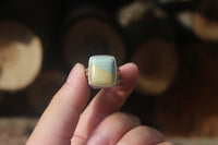 Size 6 Blue Mountain Jasper Terra Stacking Ring Set