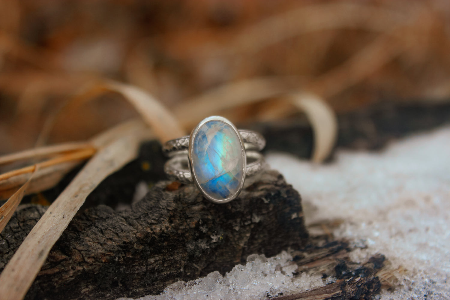 Size 8.75-9 Moonbeam Ring