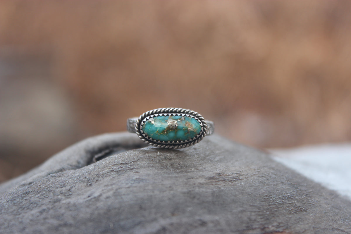 Size 9 Sonoran Mountain Turquoise Ring