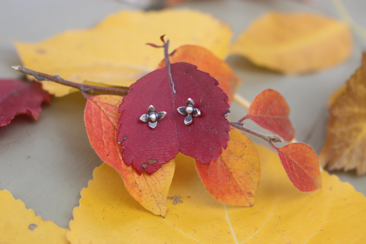 Bloom Flower Studs