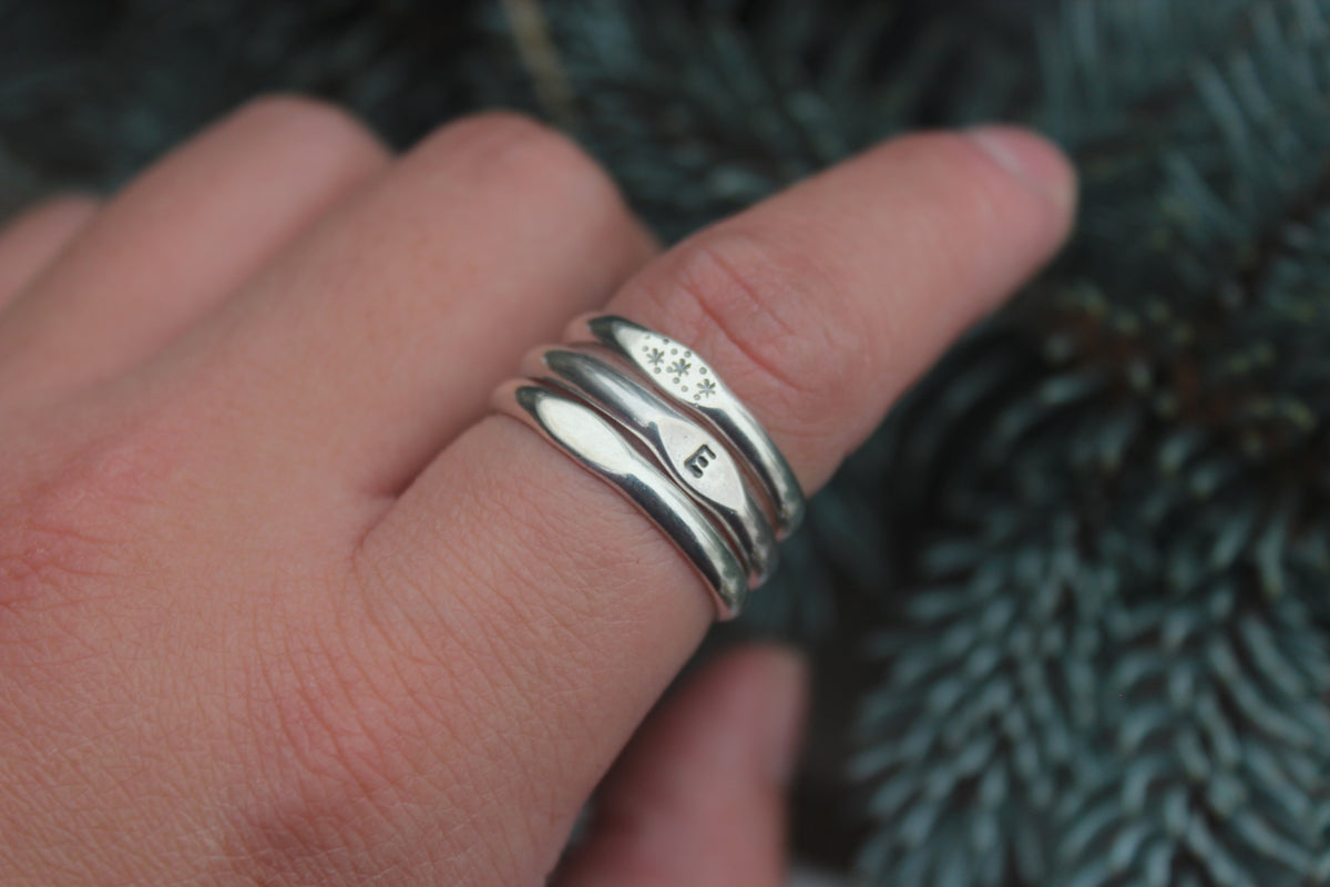 Signet Stacking Ring