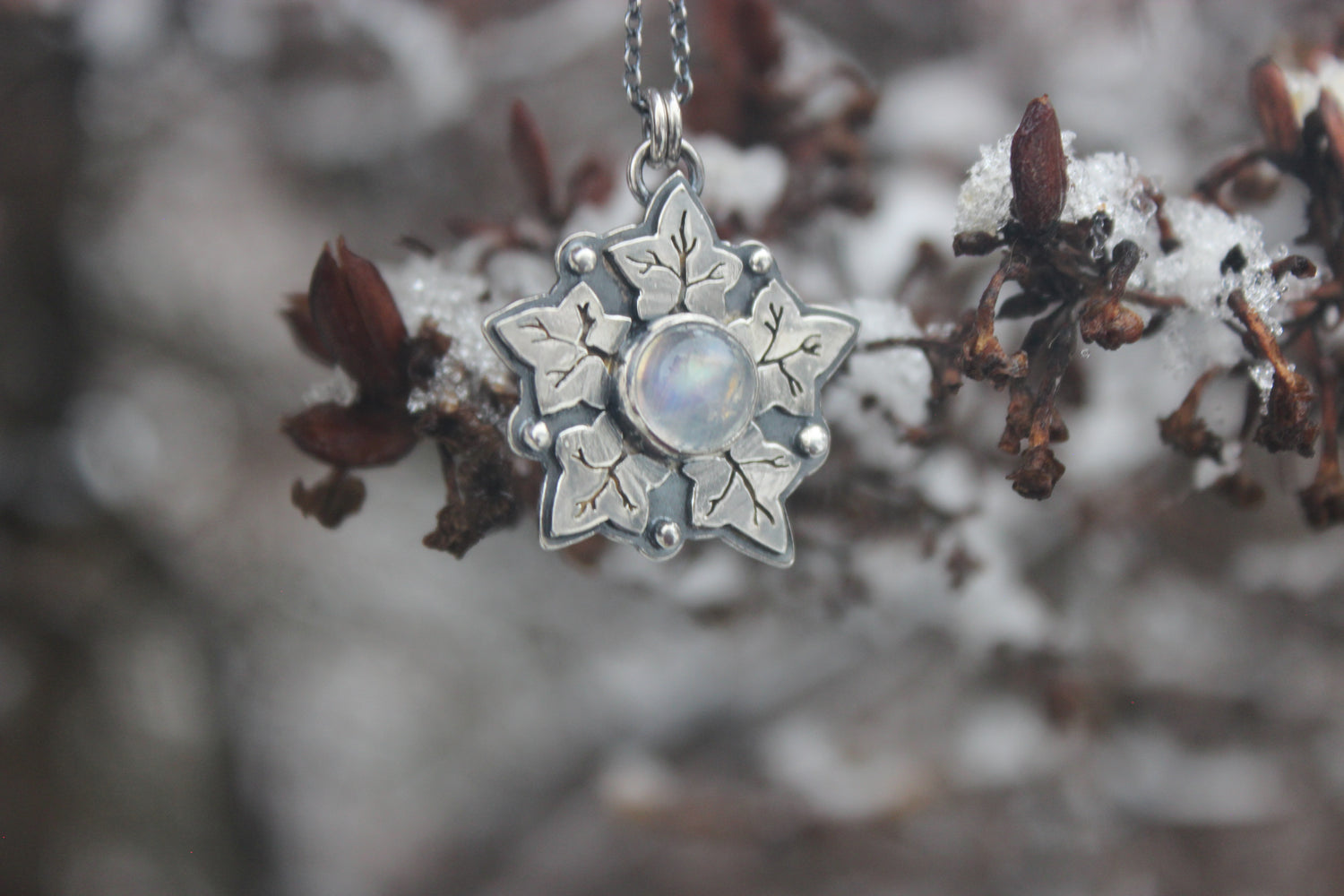 Ivy Snowflake Necklace