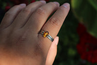 Size 10 Citrine Stacking Ring