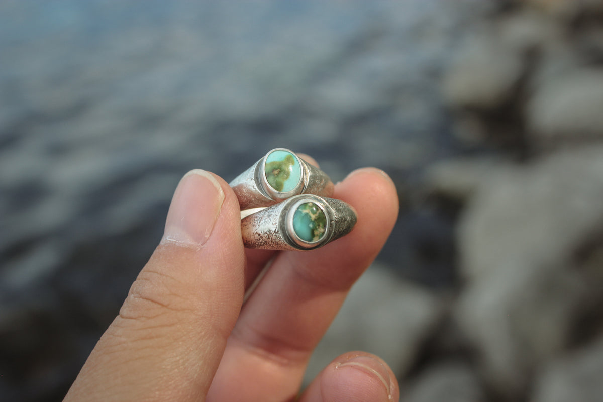 Relic Rings with Sonoran Gold Turquoise