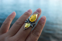 Best fits Size 7- Honey Drops Ring