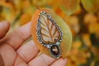 Finished in your size- New Leaf Ring or Necklace