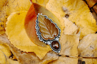 Finished in your size- New Leaf Ring or Necklace