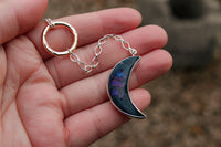 Dark Side of the Moon Lariat Necklace