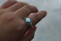 Size 9.25 Relic Ring with Golden Hill Turquoise